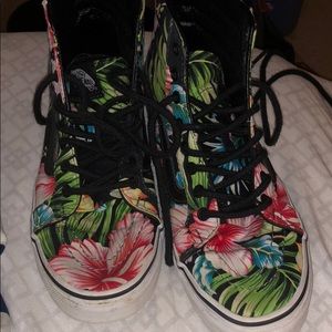 flowered vans